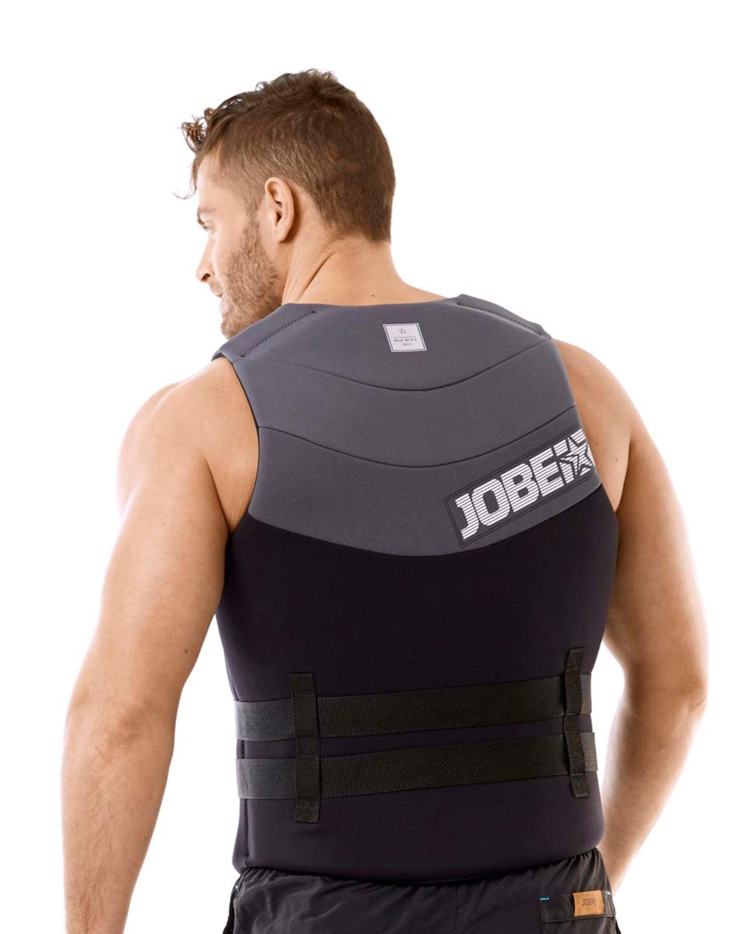 NEOPREN Black Herren 50N Schwimmweste für Jetski Wakeboard Boot SUP Wasserski 2/5