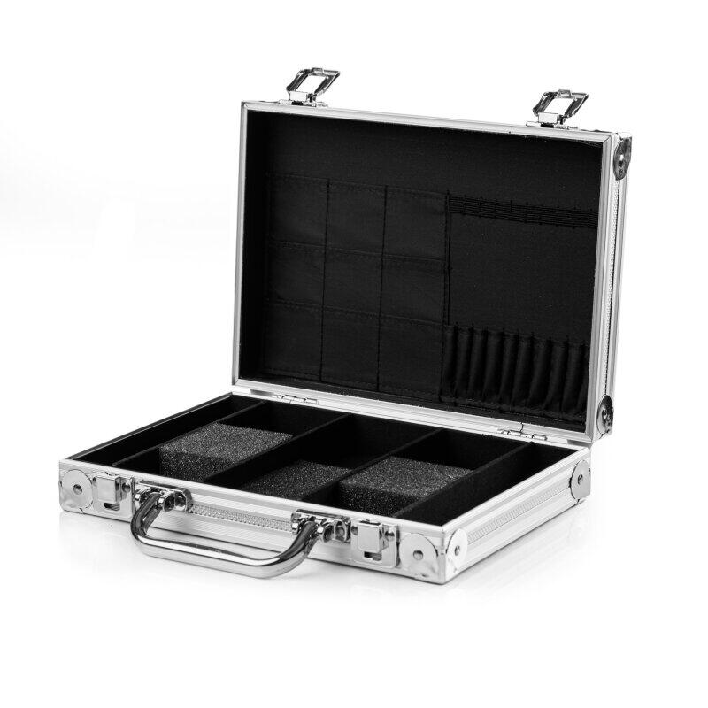 Karella Dartkoffer Alu PAK Luxus silber/aluminium 2/3