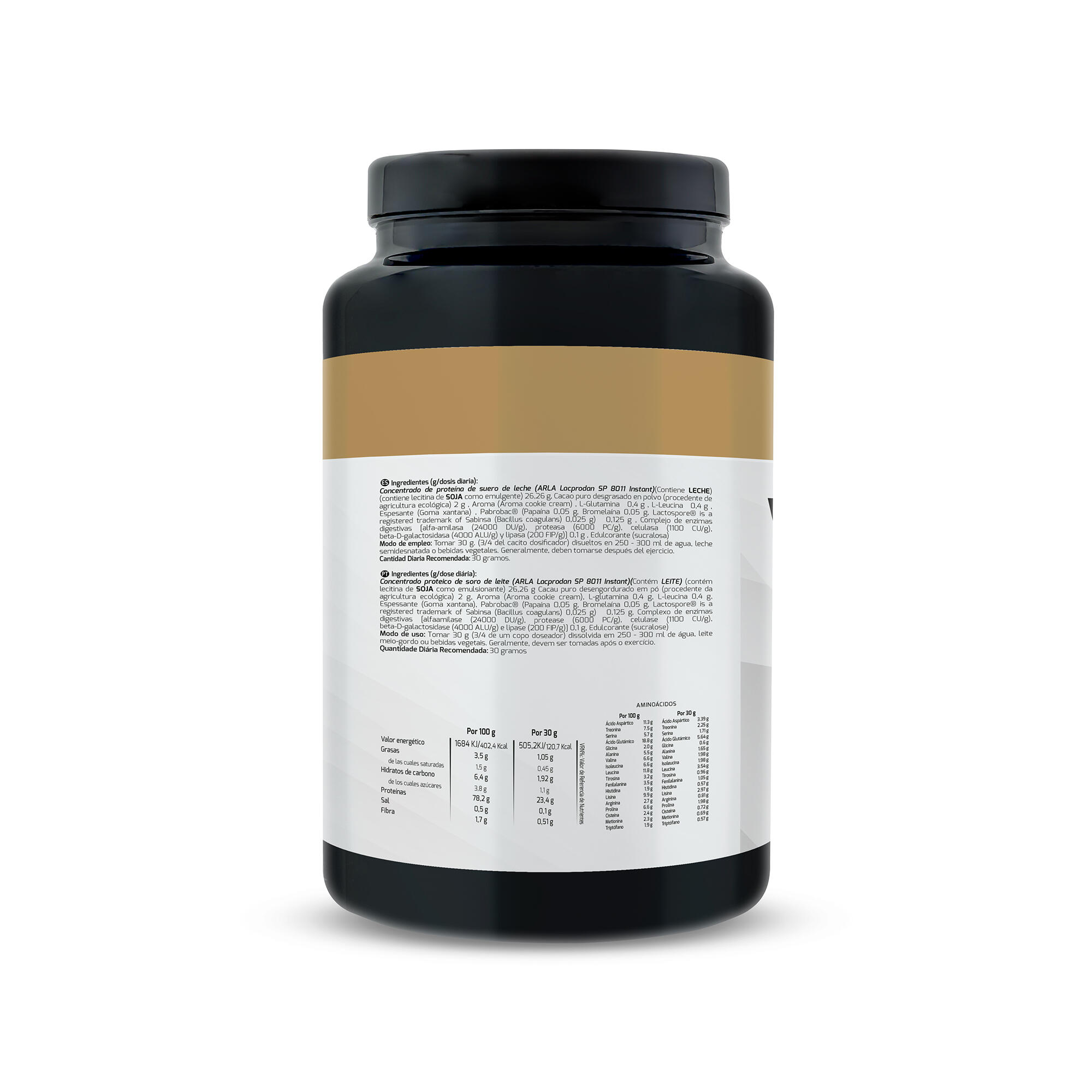 Whey Protein Concentrada Sport Live - Cookies and Cream - 750Gr - DRASANVI 2/6