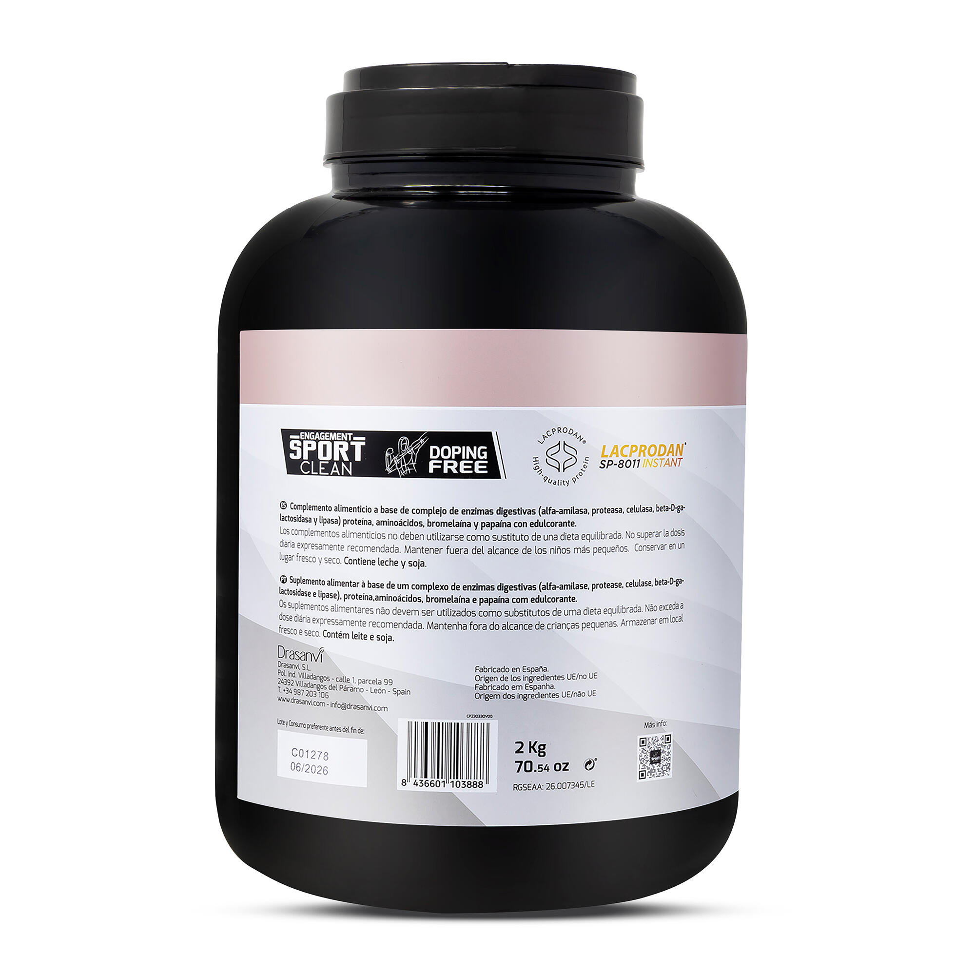 Whey Protein Concentrada Sport Live - Capuchino - 2Kg - DRASANVI 2/6