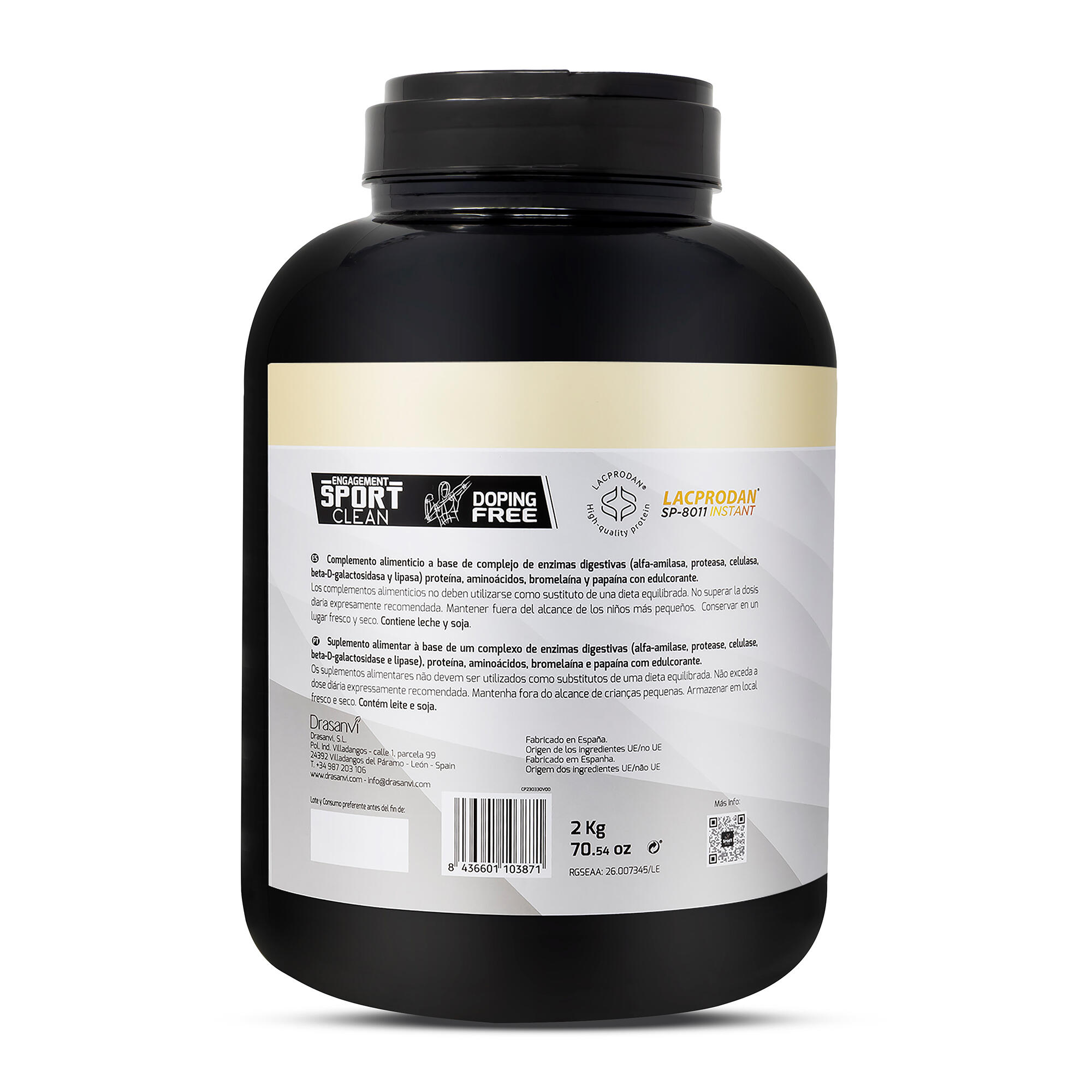 Whey Protein Concentrada Sport Live - Chocolate Blanco - 2Kg 2/6