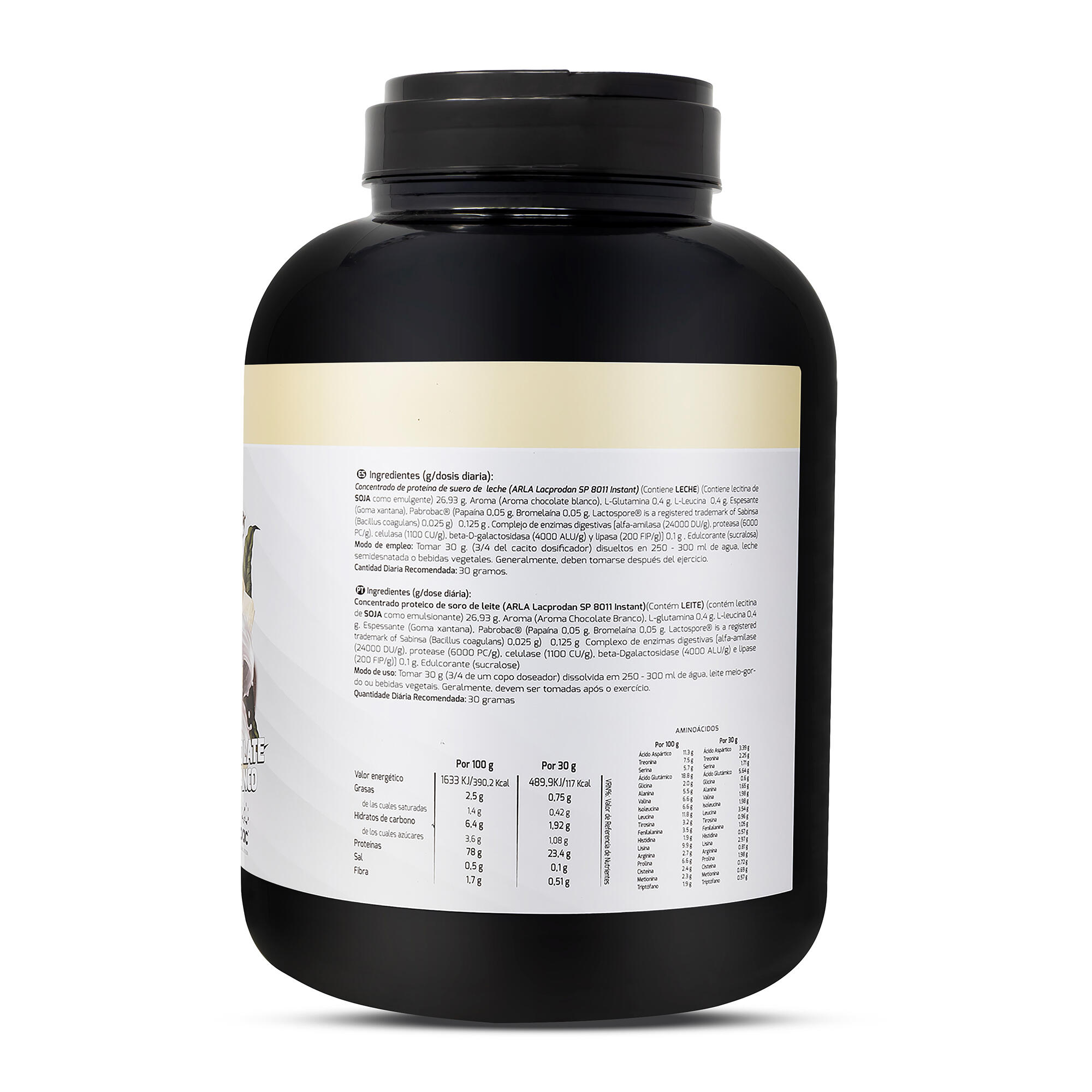 Whey Protein Concentrada Sport Live - Chocolate Blanco - 2Kg 3/6