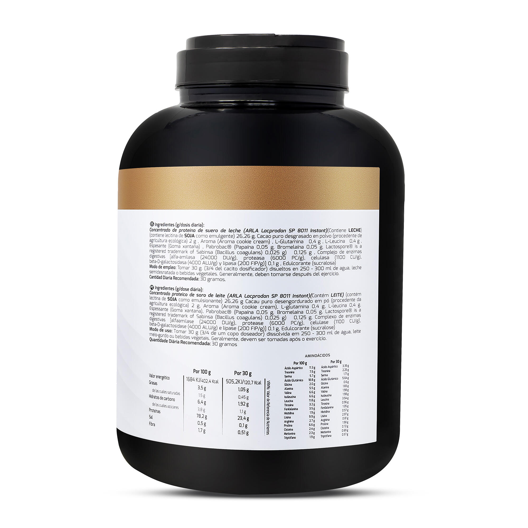 Whey Protein Concentrada Sport Live - Cookies and Cream - 2Kg - DRASANVI 2/6