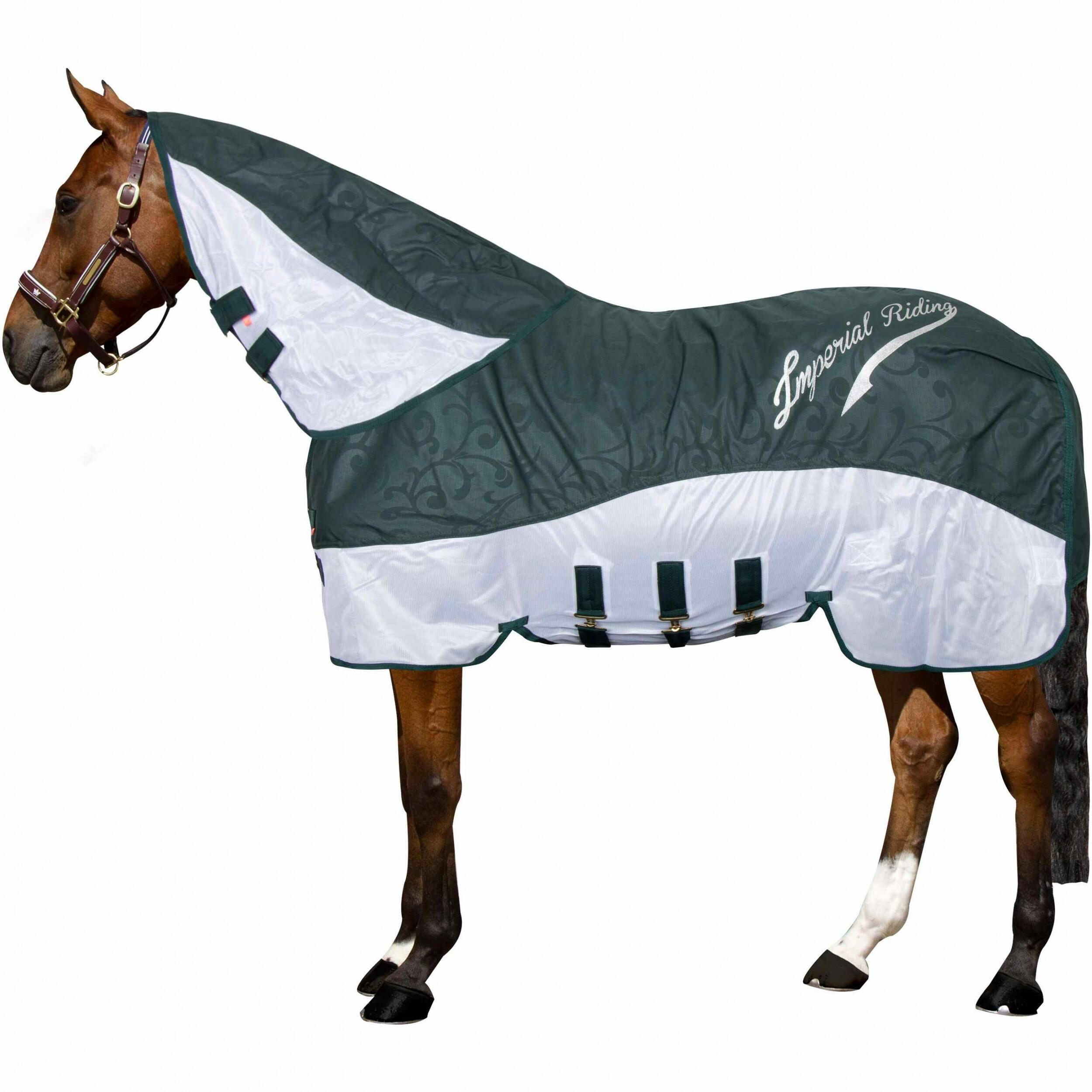 Manta antimoscas para caballos Imperial Riding Super-dry 3/4