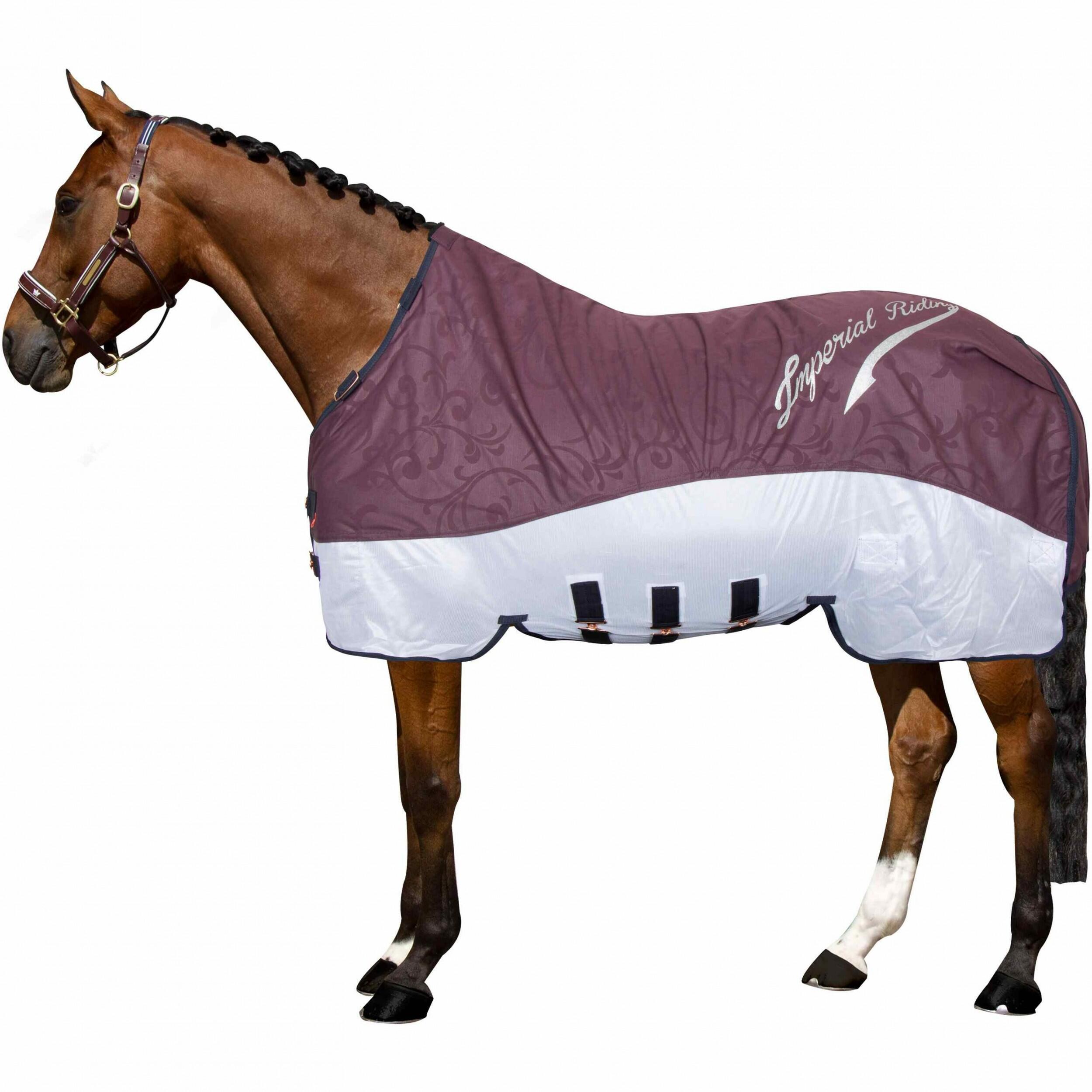 IMPERIAL RIDING Regen- & Fliegendecke 600D IRHSuper-dry bordeaux