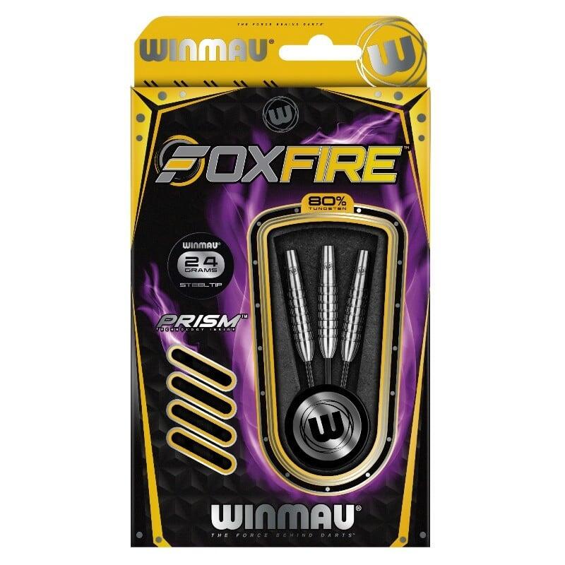 Dardos punta de acero adulto Winmau Foxfire 80% tungsteno negro