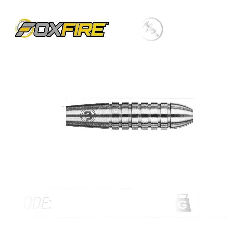 Freccette punta di acciaio sport freccette adulto Foxfire 80% Tungsten, Nero