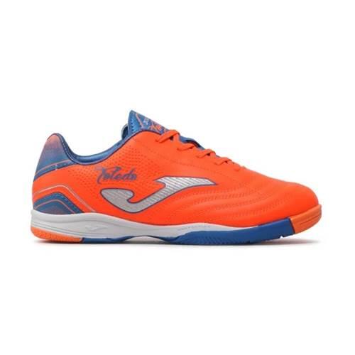 Buty piłkarskie dla dzieci Joma BUTYJOMATOLEDOJR2308ORANGEROYALINDOOR 2/4
