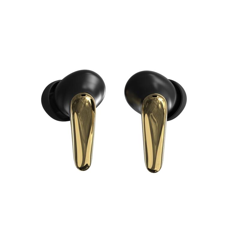 Friendie Air Focus ANC active noise-cancelling earbuds in matte black and gold