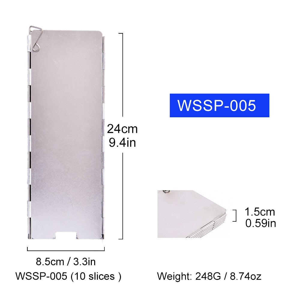 Camping Portable Stove Wind Shield
