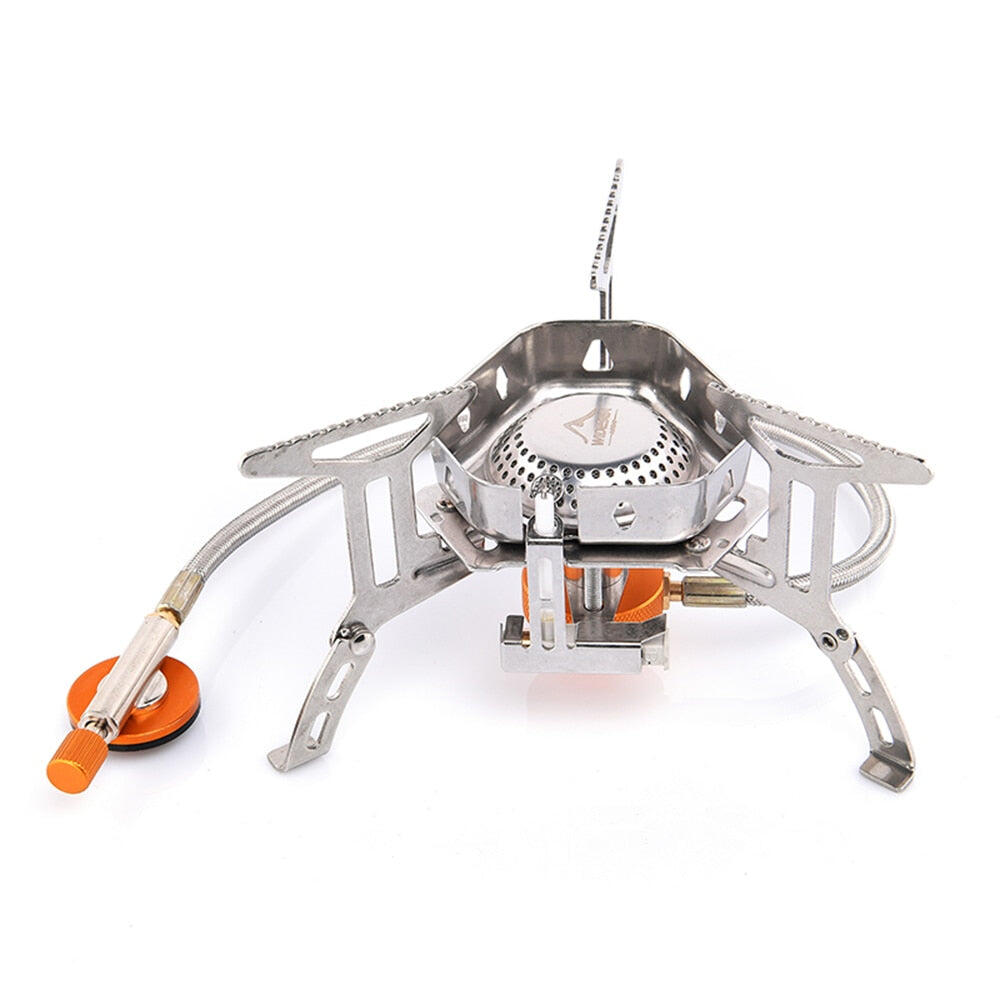 Camping Wind Proof Gas Burner Outdoor Strong Fire Stove