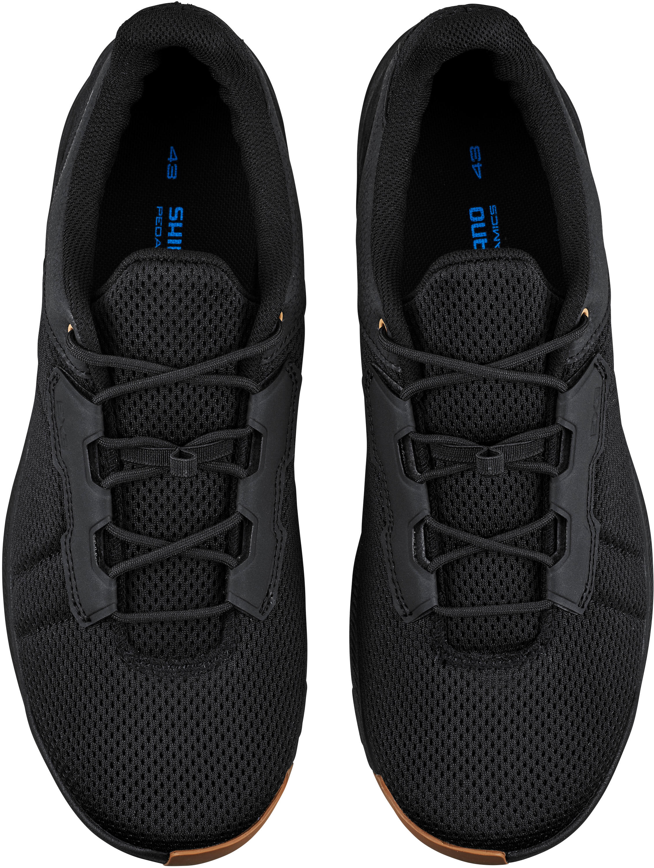 SHIMANO Stadsfiets/toerfiets schoenen EX300, zwart 4/6