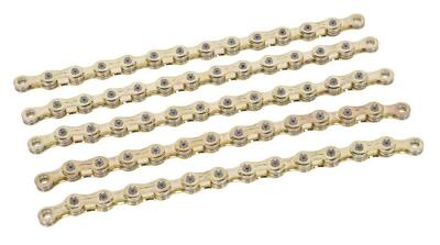 Xlc fietsketting cc-c05. 1/2 x 11/128. 118 gl. 11-f.. goud