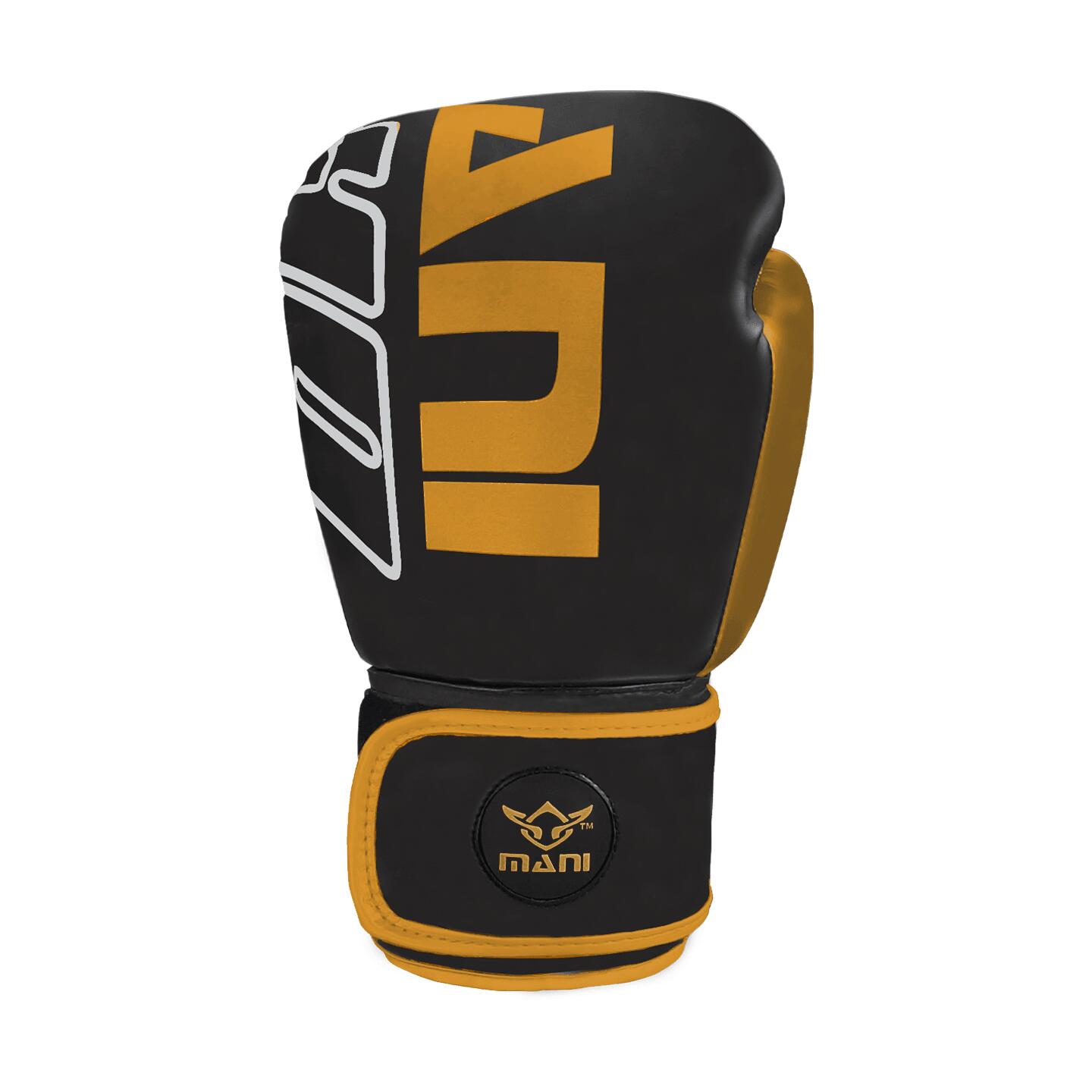 D40 SERIES BLACK - GOLD BOXING GLOVES