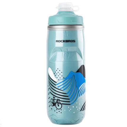 Bidon rowerowy termiczny z zatyczką Rockbros 620ml RB352