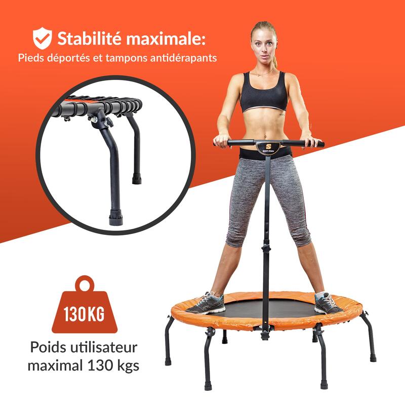 Fitness Trampoline Starflex Pro Ø 112 cm Voortstuwing Elastisch & Opvouwbaar