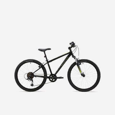 Tweedehands - mtb voor kinderen 24” expl 500 zwart 9-12 jaar - uitstekend