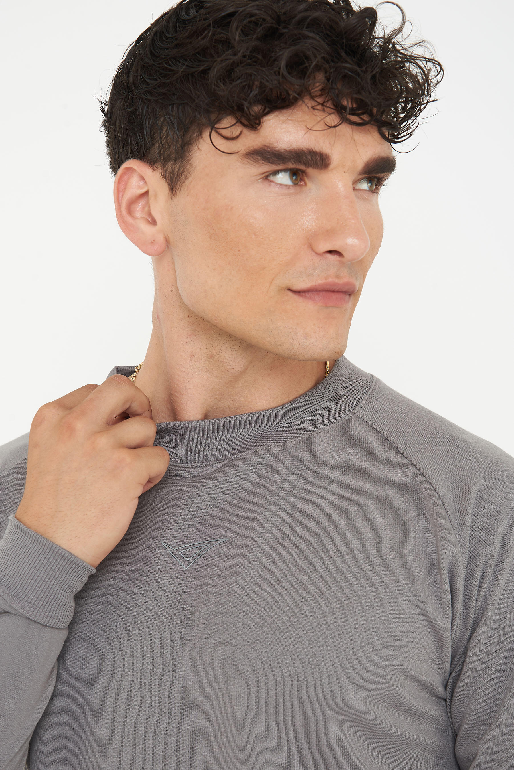 Sweatshirt aus Baumwolle F GORN dunkelgrau 6/6