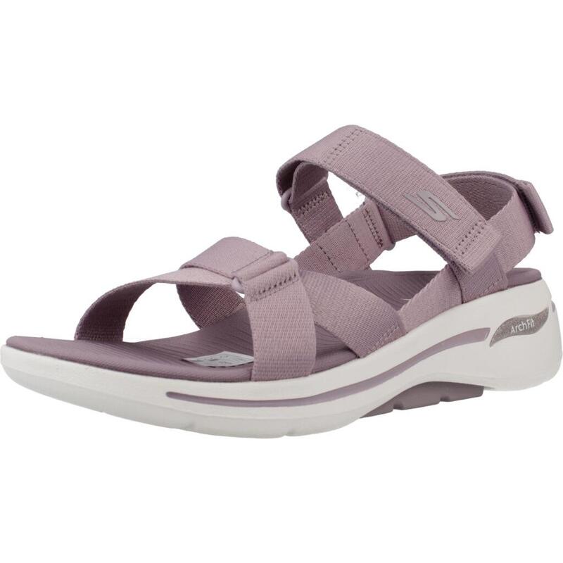 Sandalias Mujer Skechers Go Walk Arch Fit Sandal Violeta