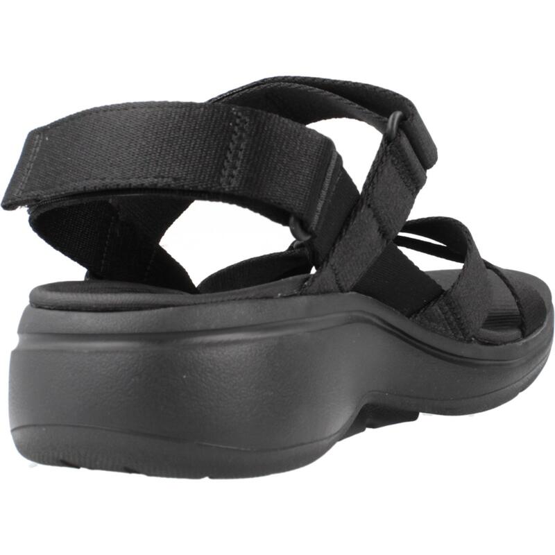 Sandalias Mujer Skechers Go Walk Arch Fit Sandal Negro
