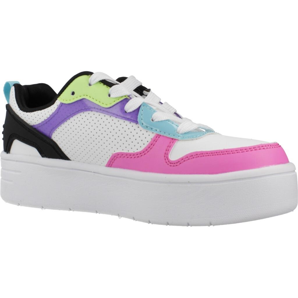 Zapatillas niña Skechers Zapatillas niña Skechers Court High Blanco Blanco 5/5