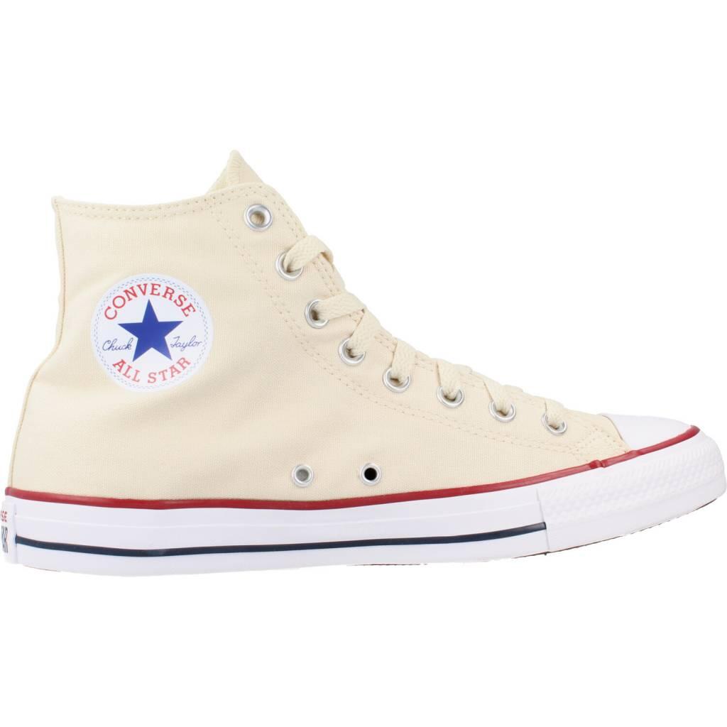 Baskets Converse Modèle Chuck Taylor All Star Hi Couleur Beige 4/5