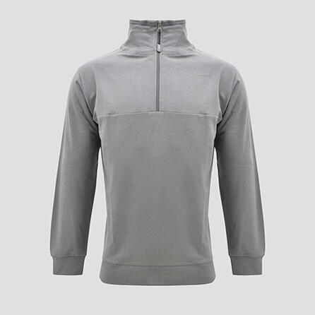 Sudadera fitness de algodón de hombre F-Club gris claro