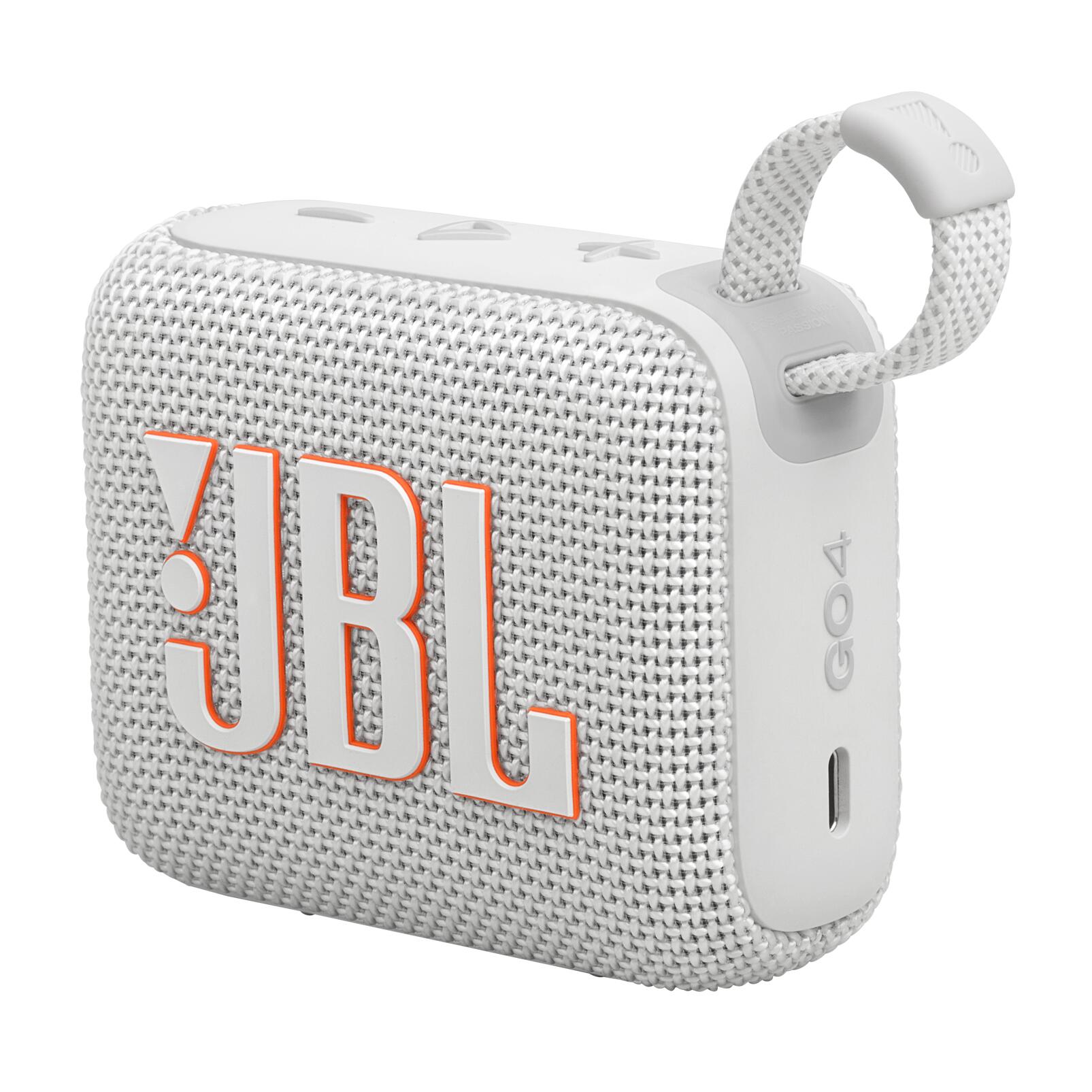 JBL Flip 4 Waterproof Portable Bluetooth Speaker - White