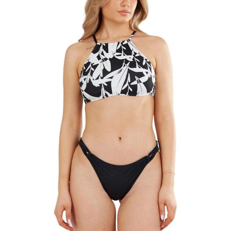 Hogg High Neck Top női bikini felső - fekete