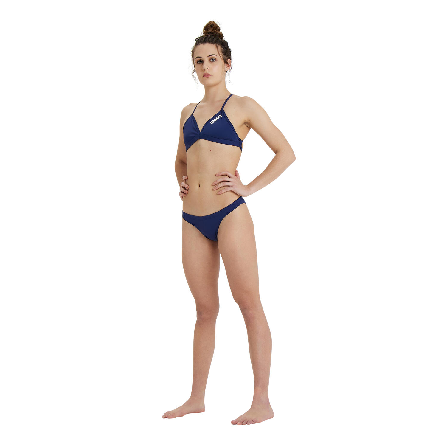 Top de natation Femme - Team Swim Top Tie Back Solid 3/7