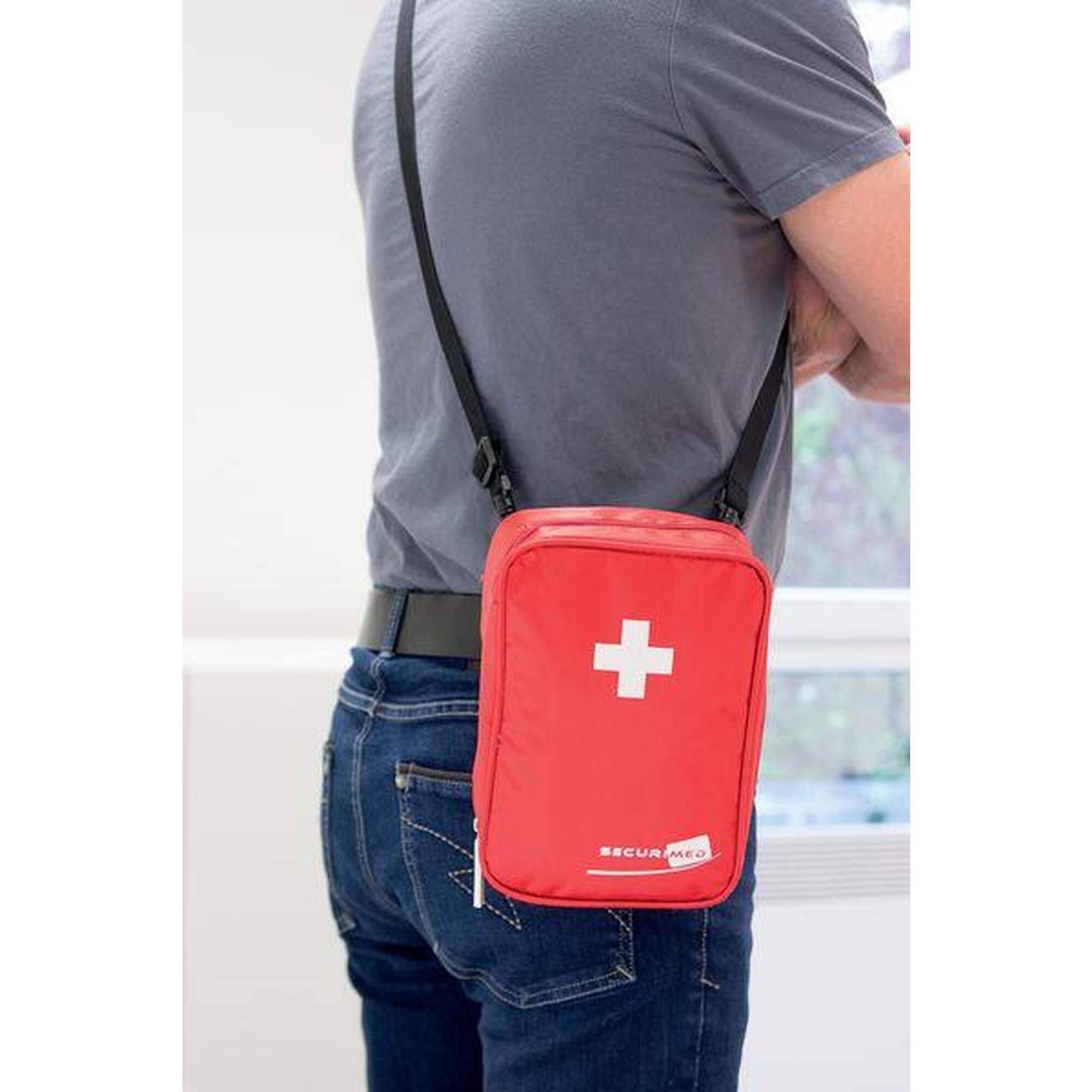 AOLVO 39pcs TROUSSE DE SECOURS First Aid Kit Trousse d'urgence en plein