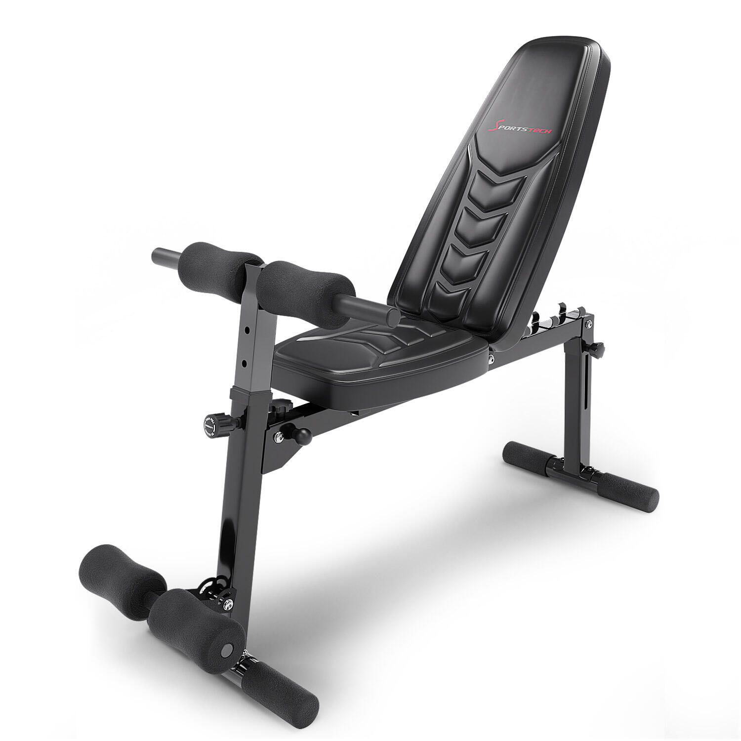 SPORTSTECH Sportstech Halterbank BRT500 | 8in1 multifunctioneel | Opvouwbaar