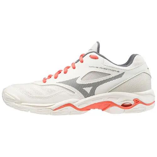 Zapatos de balonmano Mizuno Wave Phantom 2 Blancos 1/5
