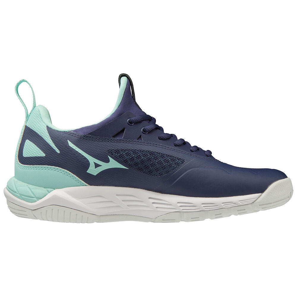 Zapatillas balonmano Mujer Mizuno Wave Luminous Azul Marino 3/5