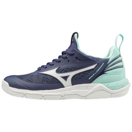 Zapatillas balonmano Mujer Mizuno Wave Luminous Azul Marino