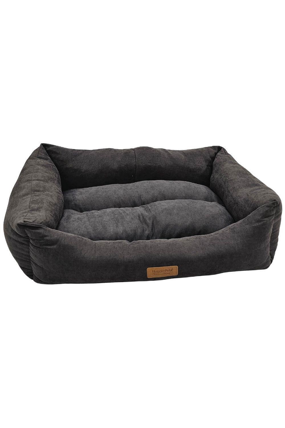 HUGGLEPETS HugglePets Luxury Dog Lounger Bed - Charcoal