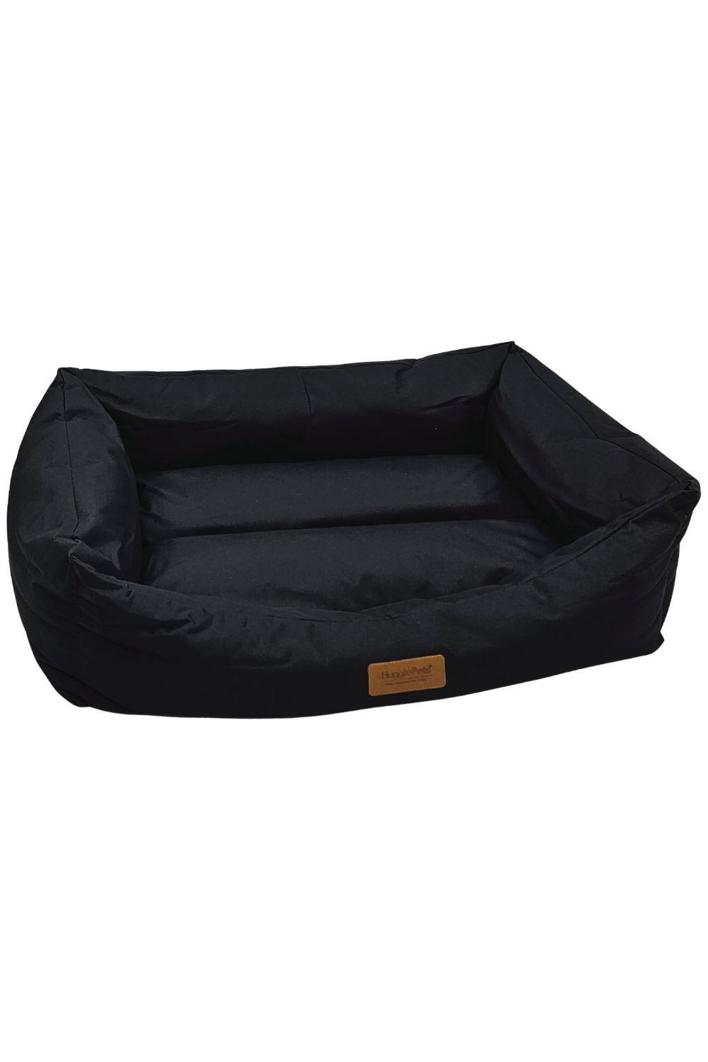 HUGGLEPETS HugglePets Water-Proof Dog Lounger Bed - Black
