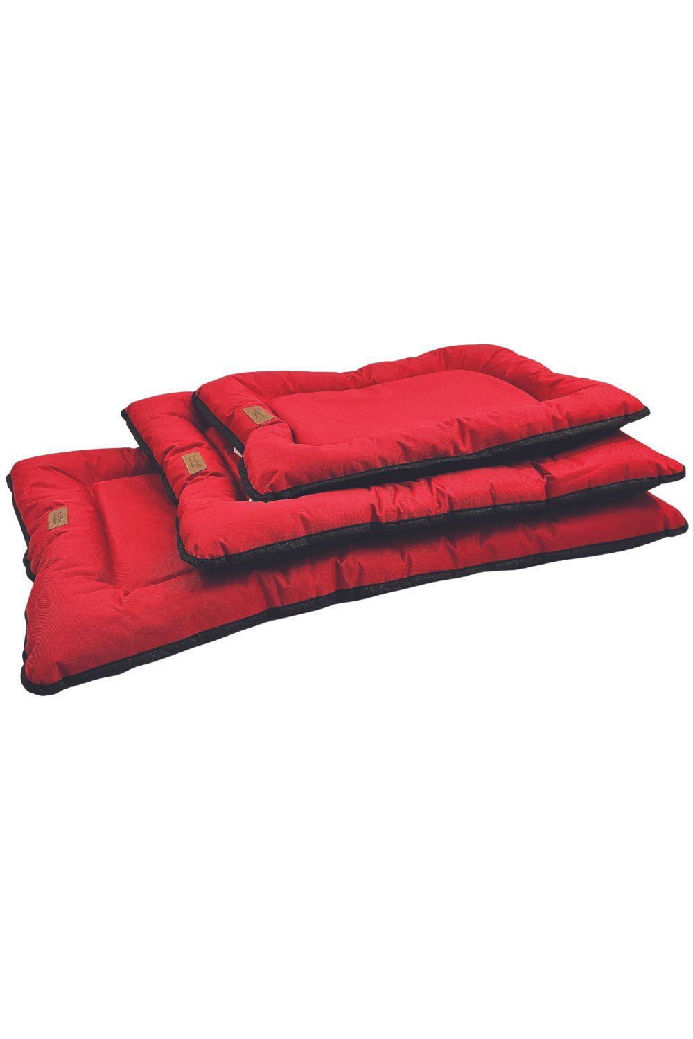 HugglePets Water-Proof Mat Dog Bed - Red 2/3