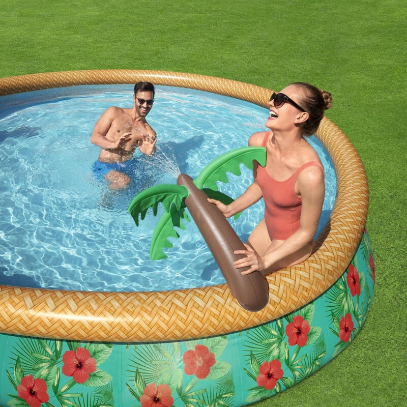 Piscine Gonflable Ronde Fast Set - 457x84 cm + Accessoires CB17