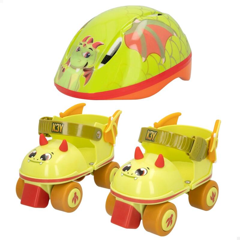 Kit patins et casque dragon 4 roues taille 24-30 K3YRIDERS