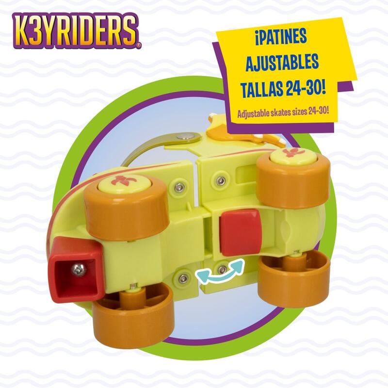 Kit patins et casque dragon 4 roues taille 24-30 K3YRIDERS