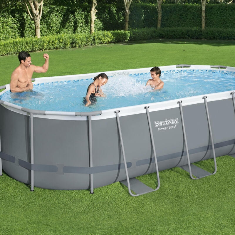 Piscine Bestway Power Steel - 549 x 274 x 122 cm avec Accessoires - 5671030