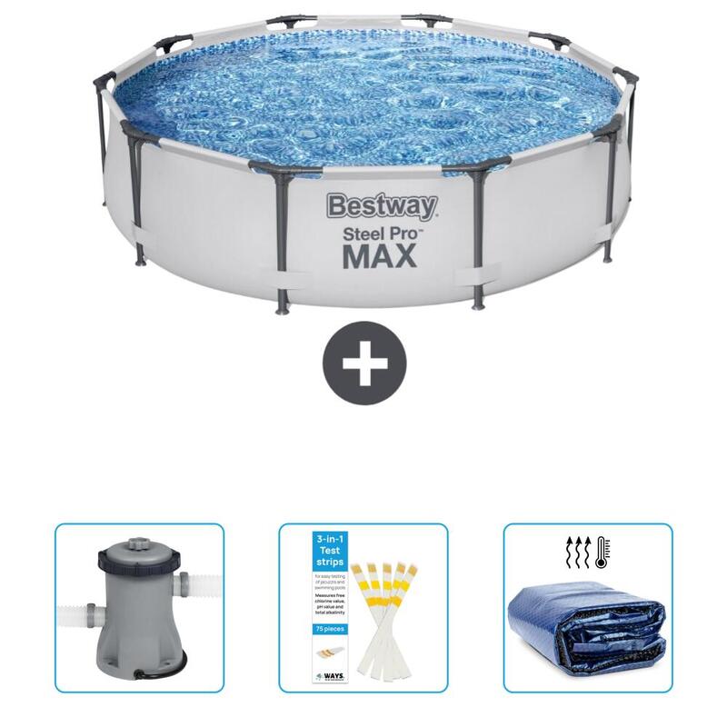 Bestway Steel Pro MAX  Zwembad - 305 x 76 cm met Accessoires - 5640638