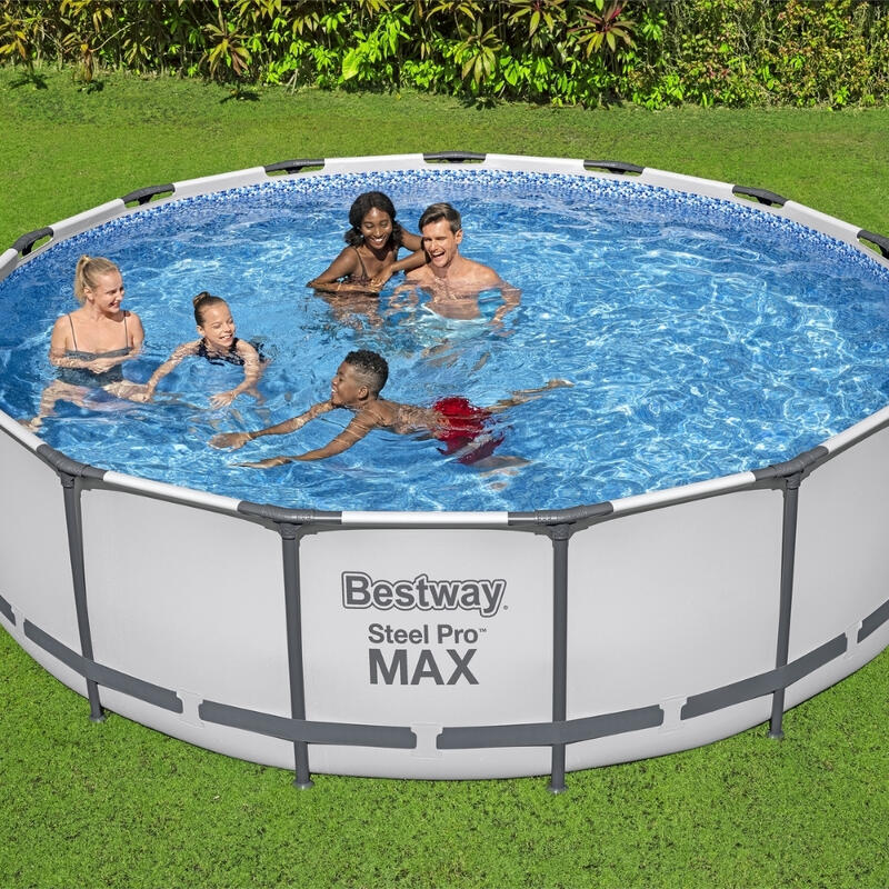 Bestway Steel Pro MAX Zwembad - 457 x 122 cm met Accessoires - 5643836