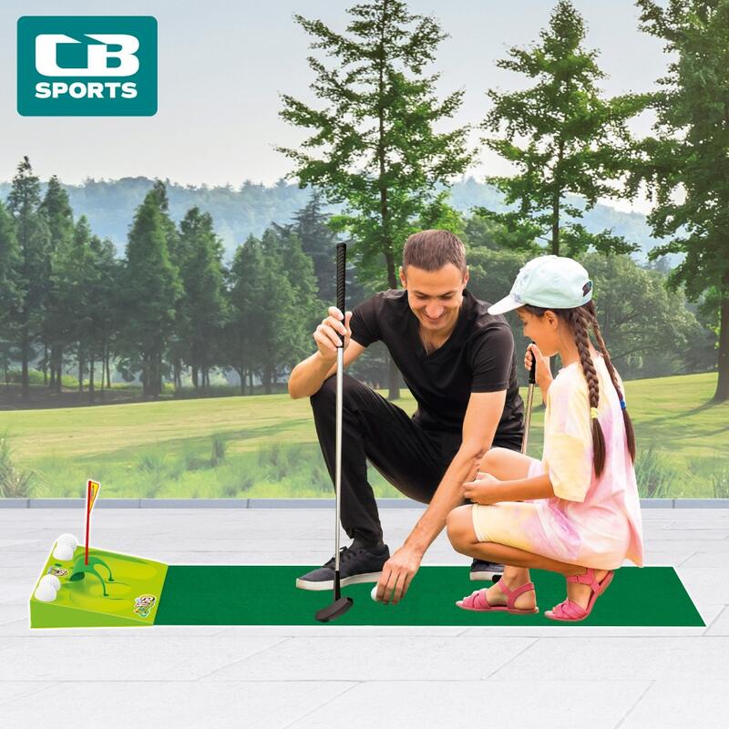 Juego mini golf c/2 palos y 4 bolas CB Sports