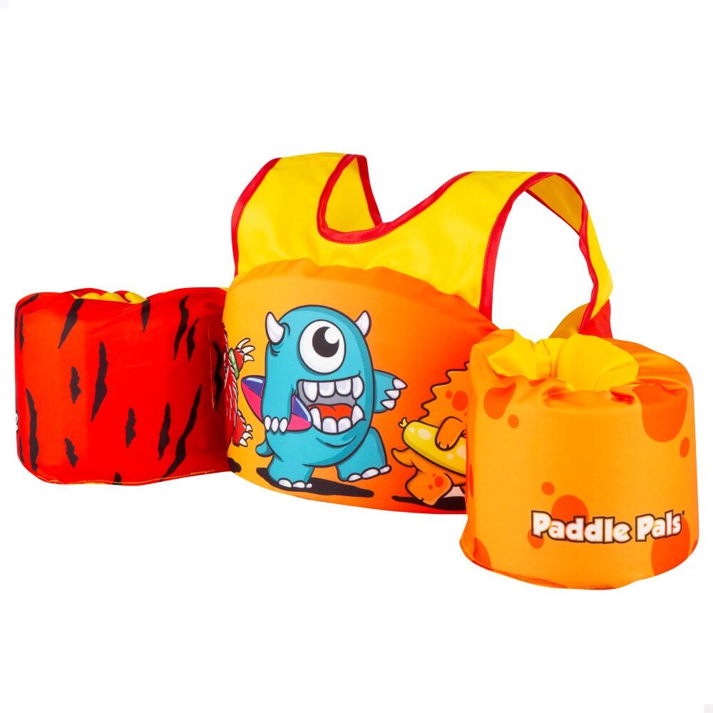 Aqua Sport Colete salva-vidas infantil monstros 15-30 kg ajustável