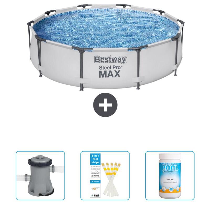 Piscine Bestway Steel Pro MAX - 305 x 76 cm avec Accessoires - 5640637