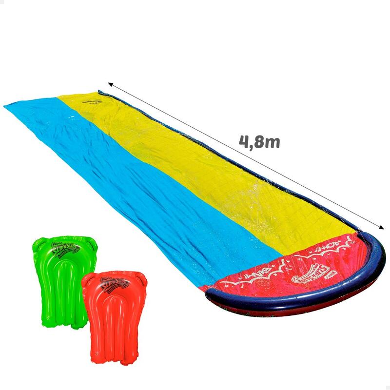 Slip ‘N Slide Pista deslizante agua 4,8 m c/2 tablas de surf