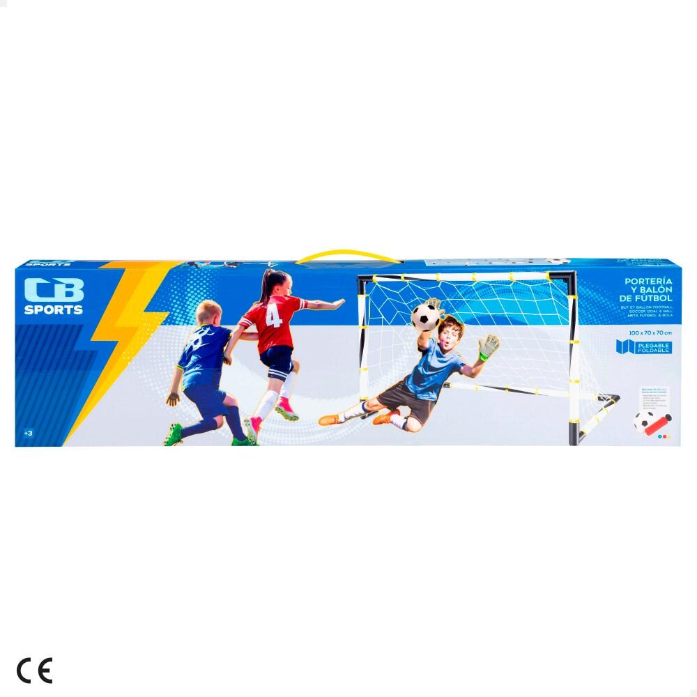 CB Toys Porta da calcio pieghevole con palla e gonfiatore 3/3