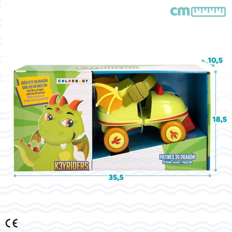 Kit patins 4 roues dragon taille 24-30 K3YRIDERS